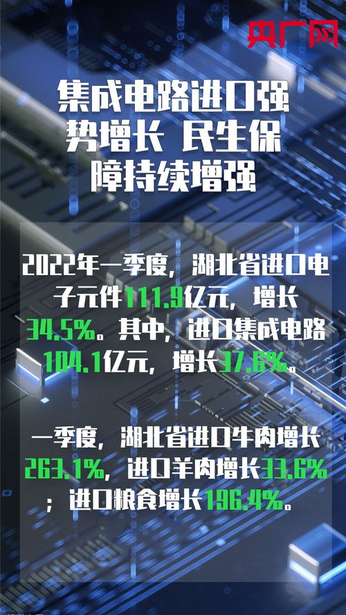 海报丨2022年一季度湖北外贸进出口有这些特点